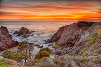 "Hearn Gulch Sunset"  Mendocino County, CA