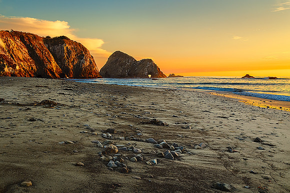 "Greenwood Beach Sunset"  Elk, Mendocino County, CA