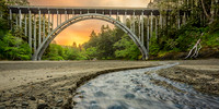 "Sunrise Over Russian Gulch" Russian Gulch State Park, Mendocino County, CA